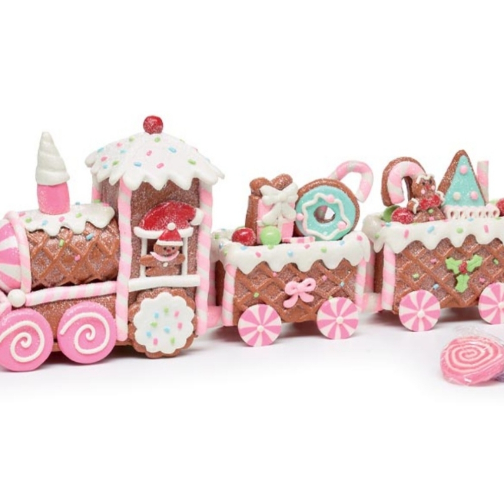Pastel Claydough Gingerbread Train